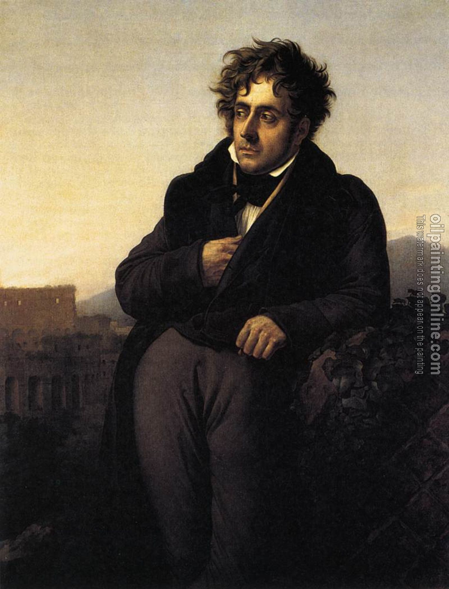 Anne-Louis Girodet de Roussy-Trioson - Francois Rene De Chateaubriand